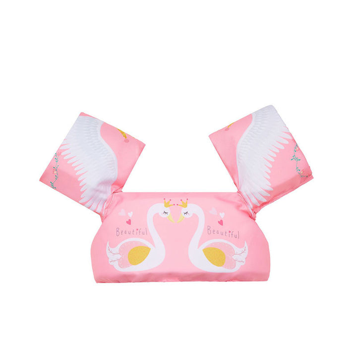 Women's Inflatable Swim Aid with Colorful Flamingo Design Bowlift
