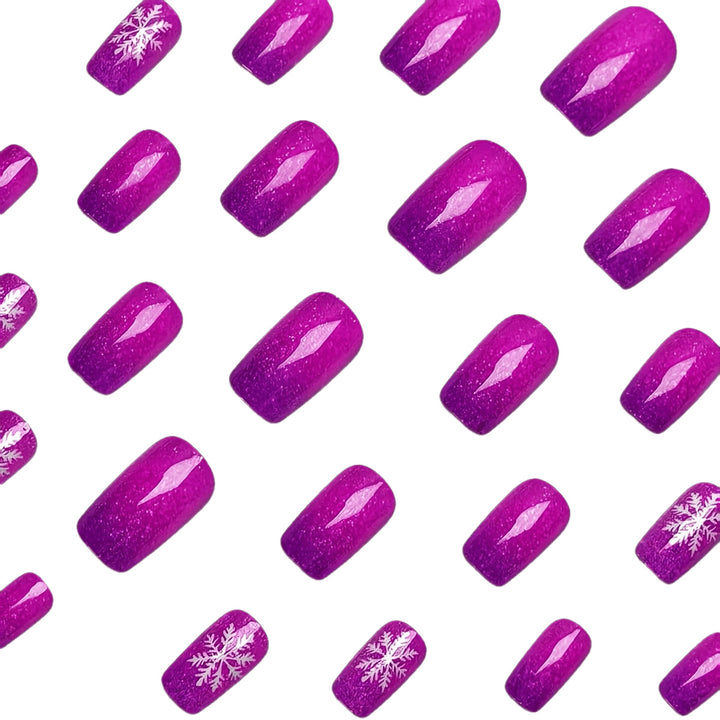 Glittery Frosted Nail Art Bowlift