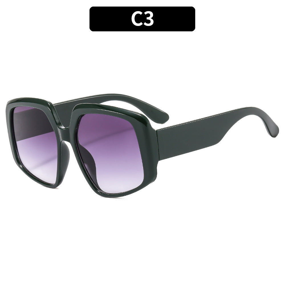 Oversized Square Sunglasses Contemporary Style