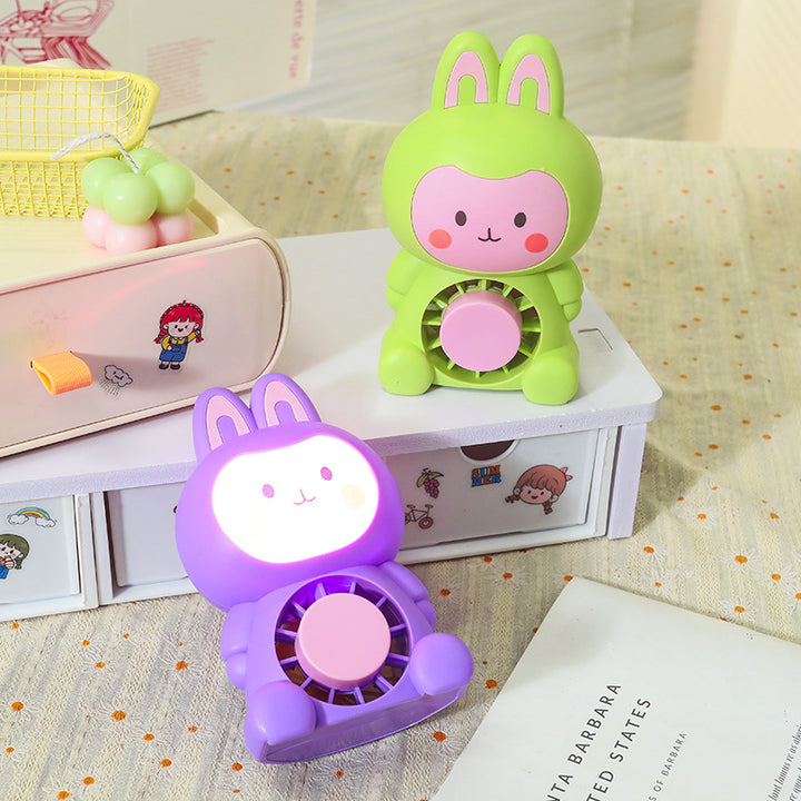 Women's portable USB mini fan in cute rabbit design Bowlift