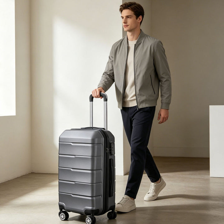Men's Hard-Shell Spinner Luggage Bowlift