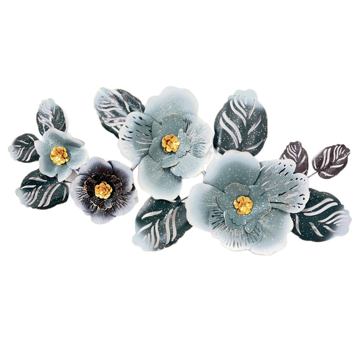 Floral Metal Wall Art Sculpture Bowlift 1789208529