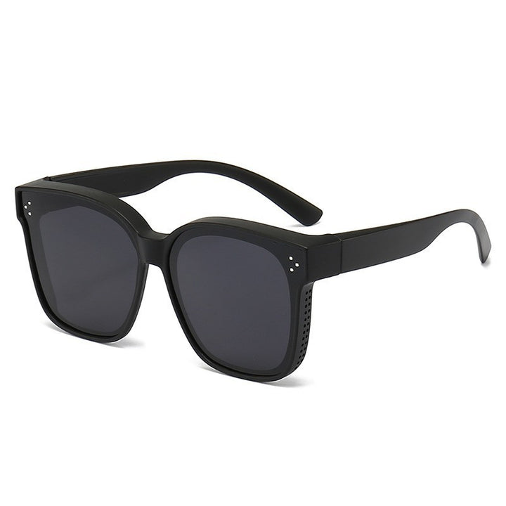 Women's fashionable square sunglasses with UV protection and comfortable temples Bowlift