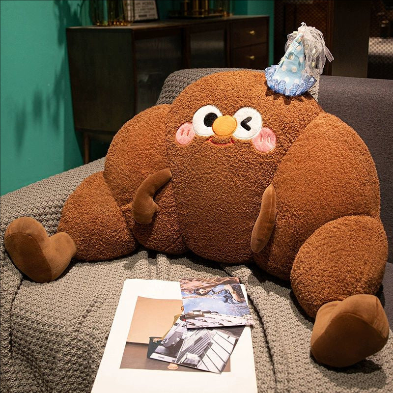 Plush cushion with cute character Bowlift