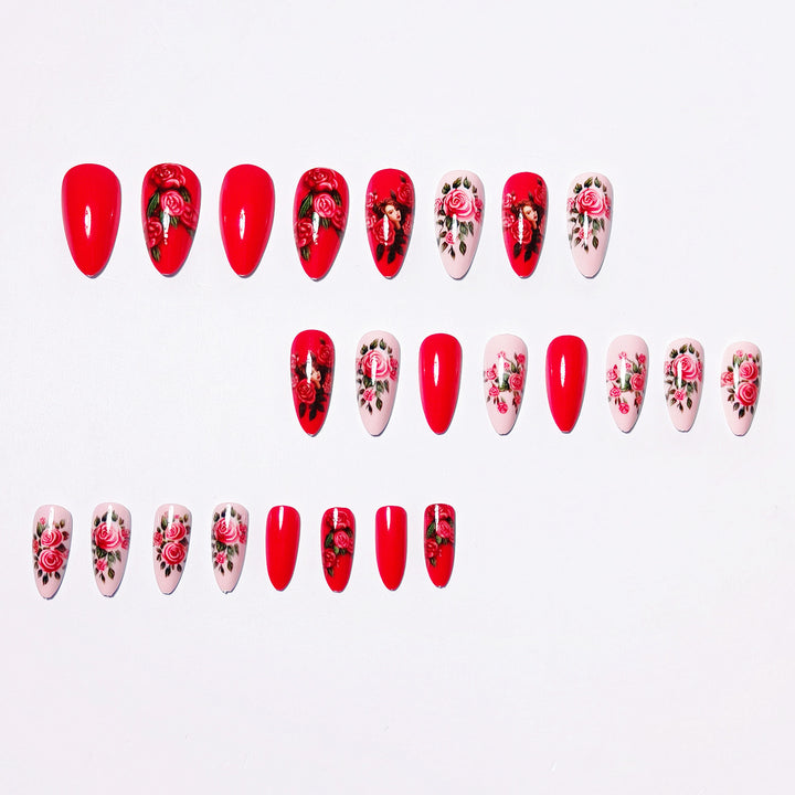 Floral Motif Nail Art Set Bowlift