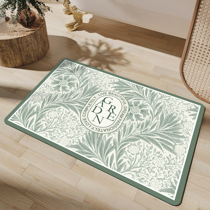 Decorative Motivational Bath Mat Bowlift