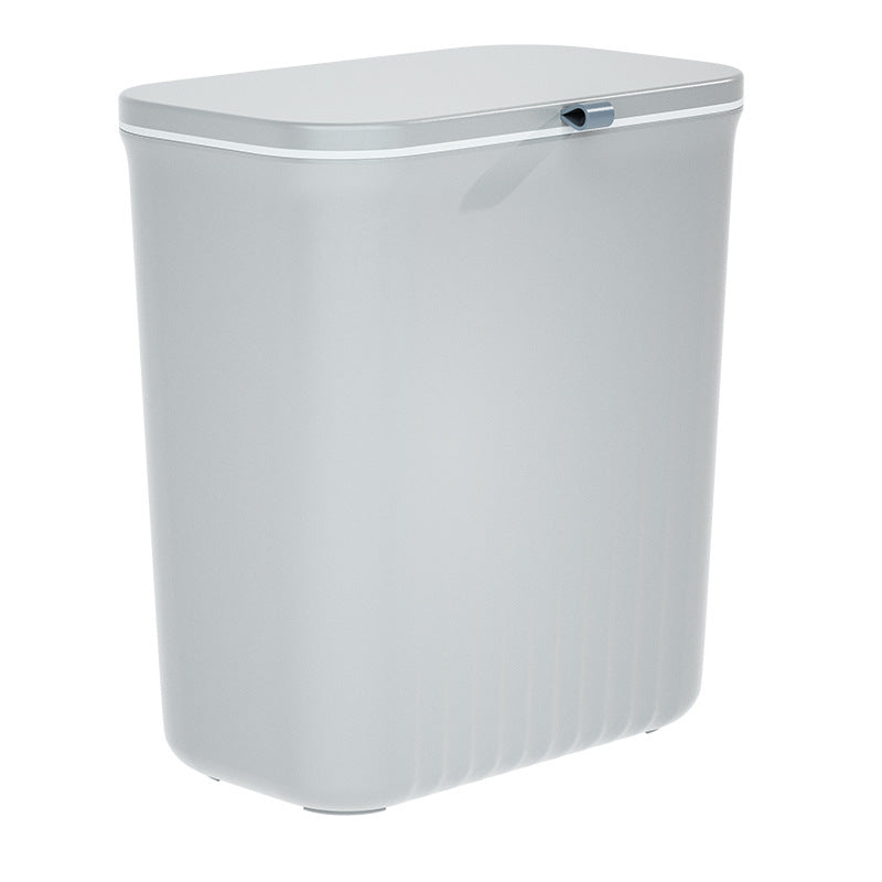 Compact Bathroom Trash Can Bowlift
