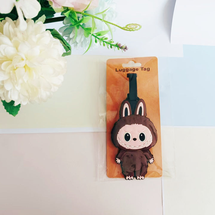 Unisex Cute Cartoon Bunny Luggage Tag Bowlift