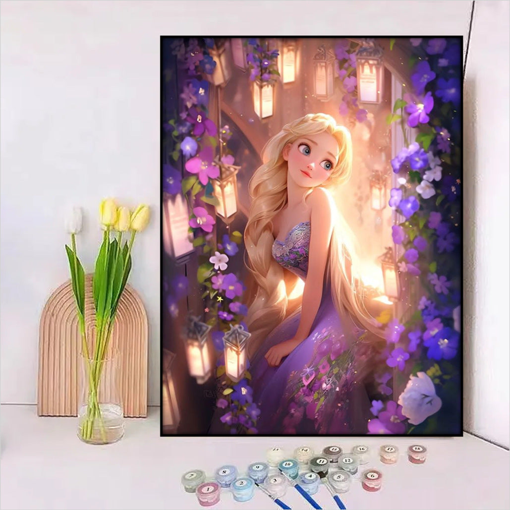 Disney-Inspired DIY Paint by Numbers Canvas Kit Bowlift