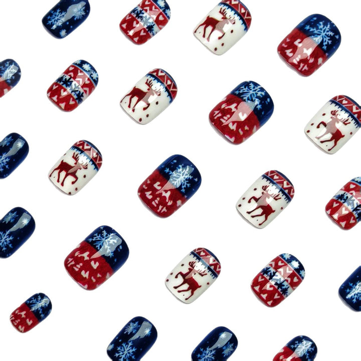 Winter-Themed Holiday Nail Art Bowlift