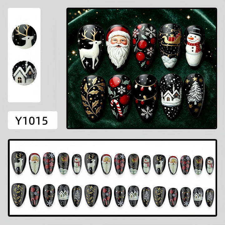 Artificial Nails in Modern Tribal Design Bowlift
