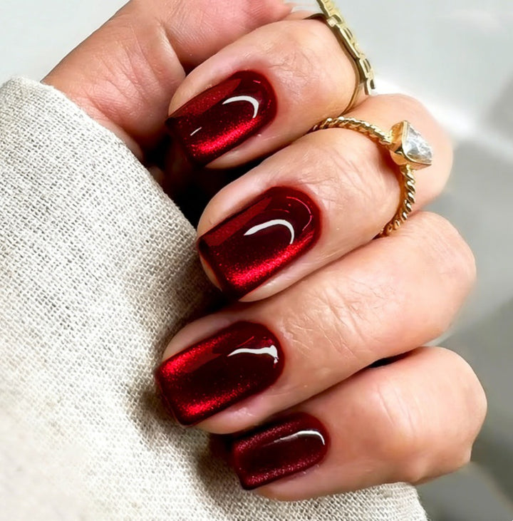 Glossy Square Press-On Nail Set Bowlift