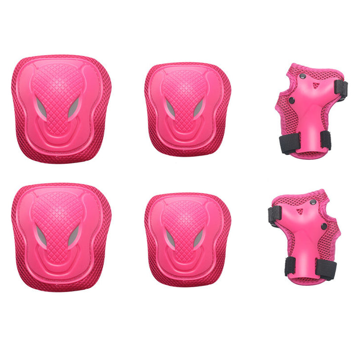 Complete Skate Protection Pad Set with Breathable Mesh and EVA Shock-Absorbing Shell Bowlift