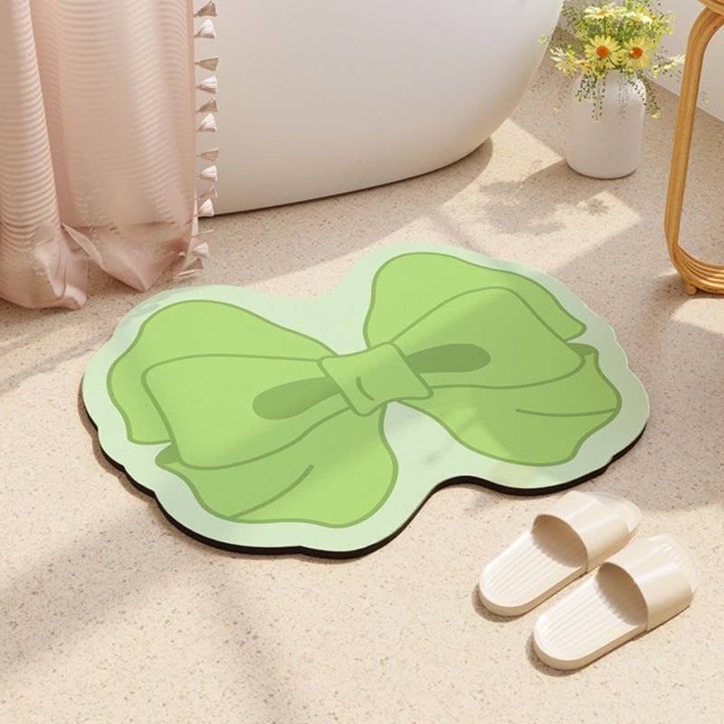 Decorative Bow-Shaped Bathroom Mat Bowlift