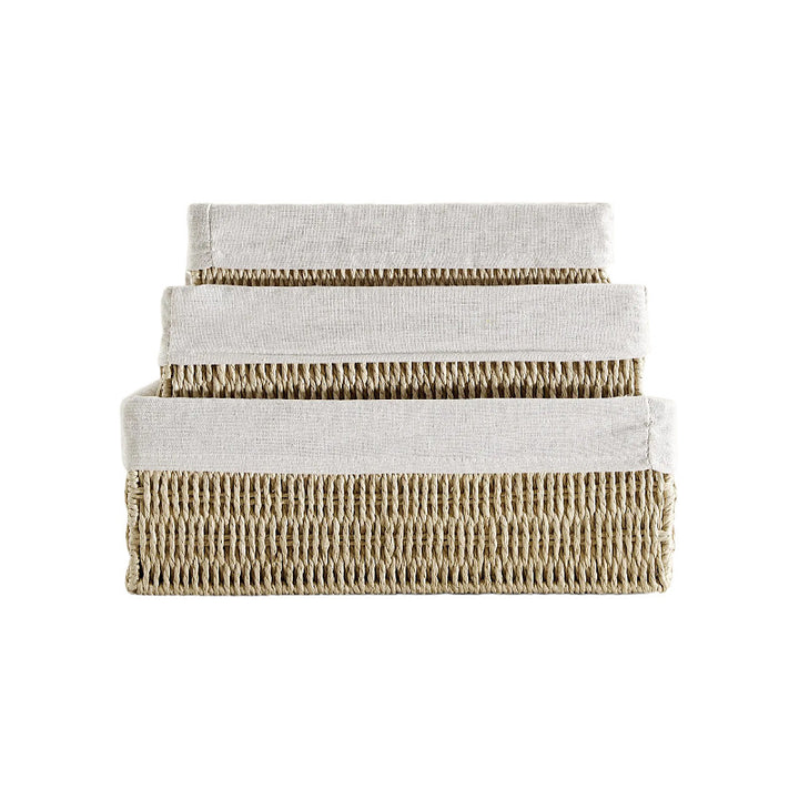 Natural Woven Storage Tray Bowlift