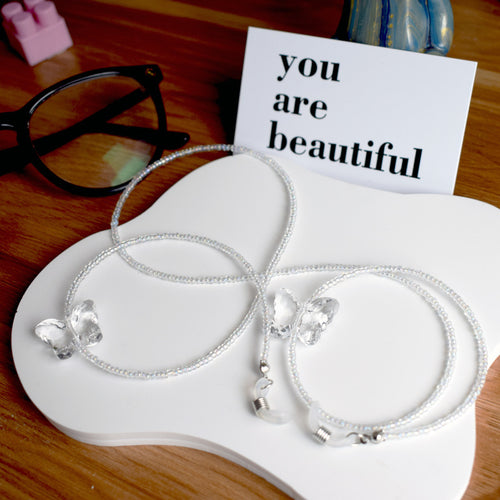 Decorative Butterfly Eyewear Chain Bowlift