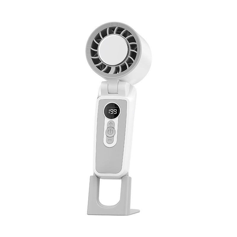 Women Portable Mini High-Performance Fan with Digital Control Bowlift