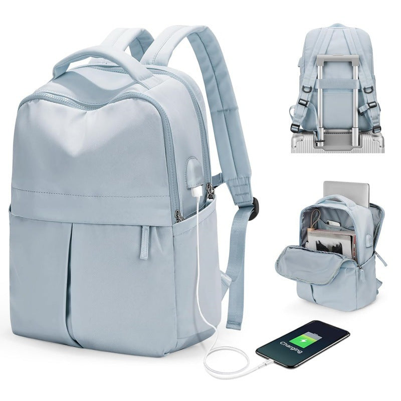 Multifunctional Laptop Backpack with USB Port and Versatile Compartments Bowlift