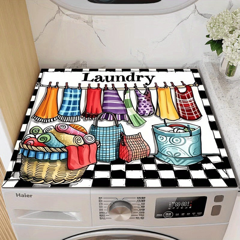 Decorative Laundry Basket Mat
