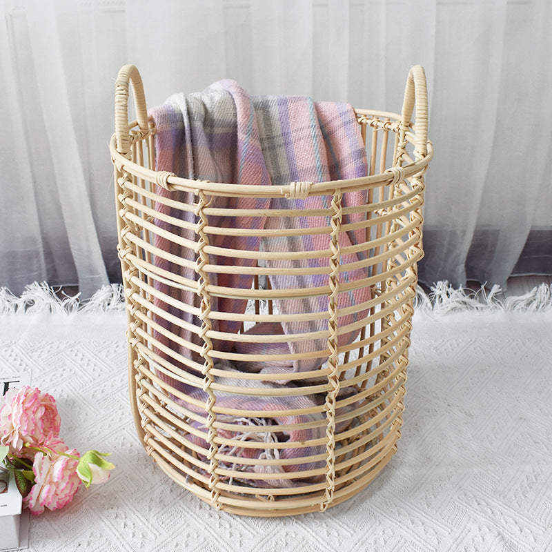 Decorative Wicker Storage Bin Bowlift