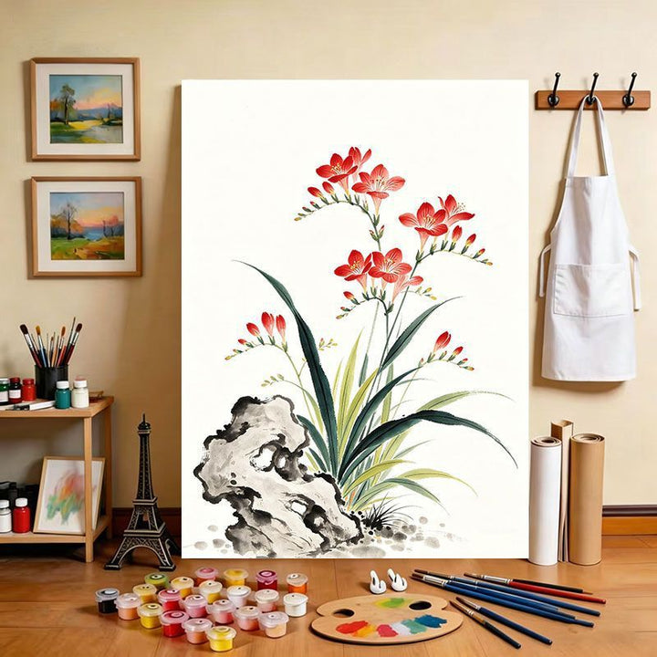 Floral-Inspired Canvas Art Print Bowlift