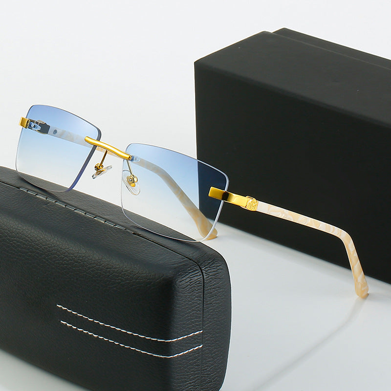 Ladies fashionable rectangular corrective glasses Bowlift
