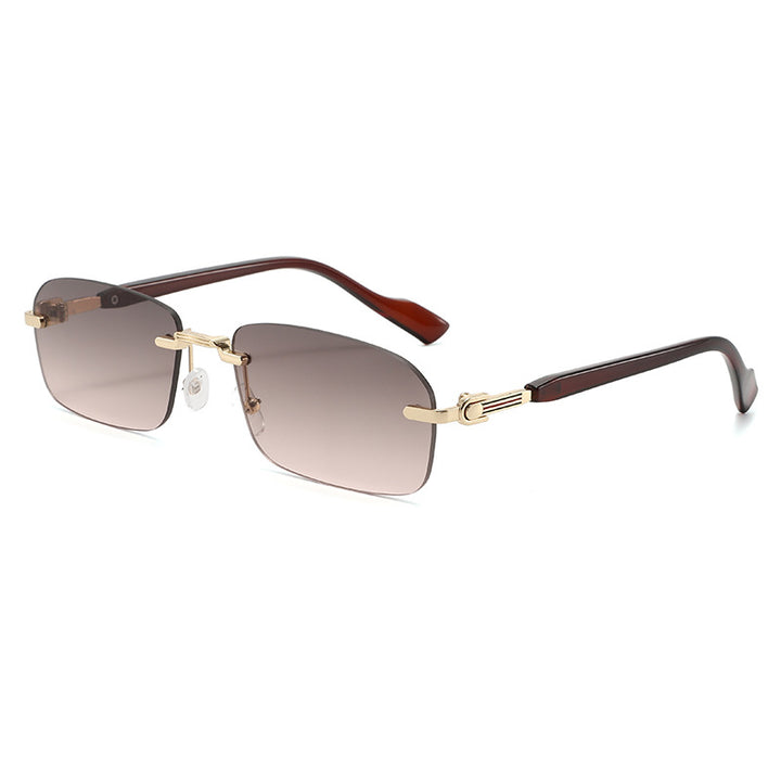Men's Sleek Geometric Frame Sunglasses Bowlift