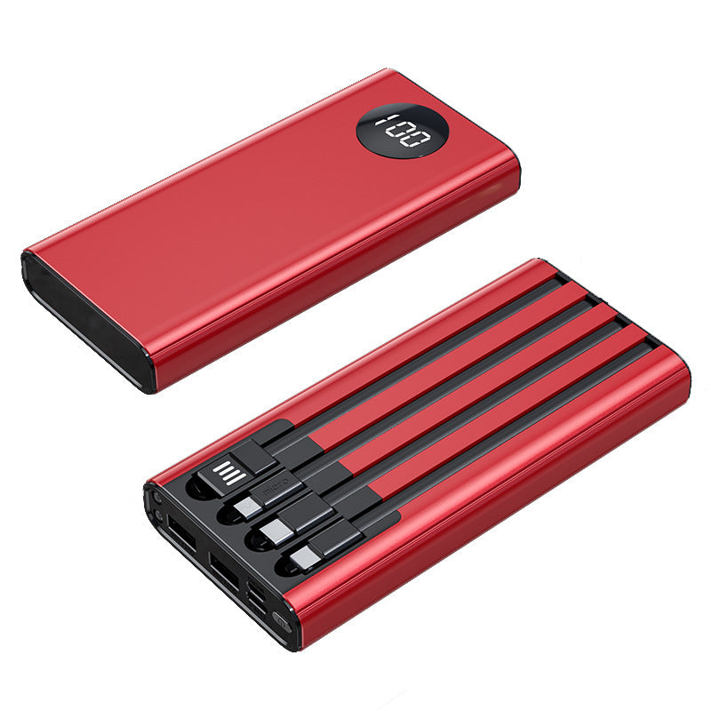 Portable power bank with multifunctional USB port and digital display Bowlift