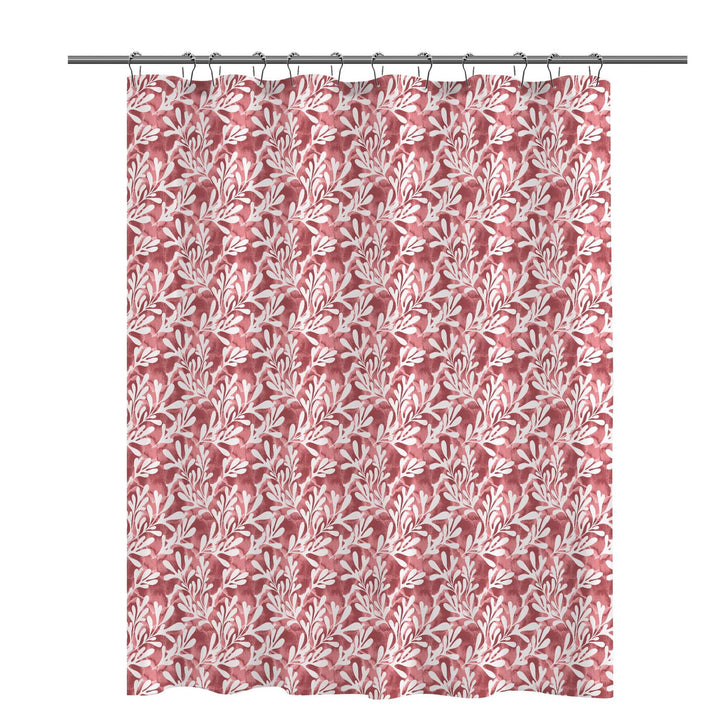 Floral Patterned Shower Curtain Bowlift