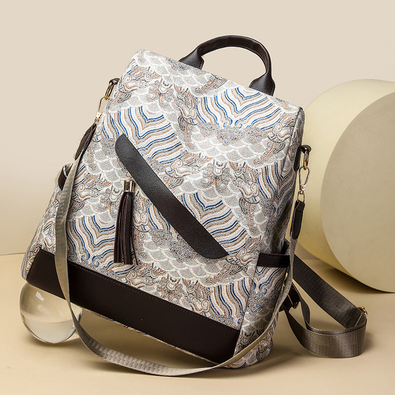 Elegant Quilted Backpack Bowlift