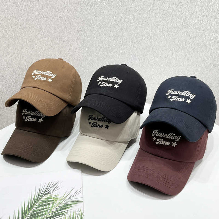 Women's Embroidered Casual Baseball Cap Bowlift