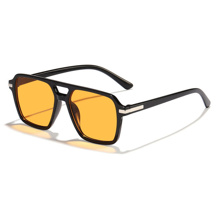 Women square sunglasses with elegant transparent frame Bowlift