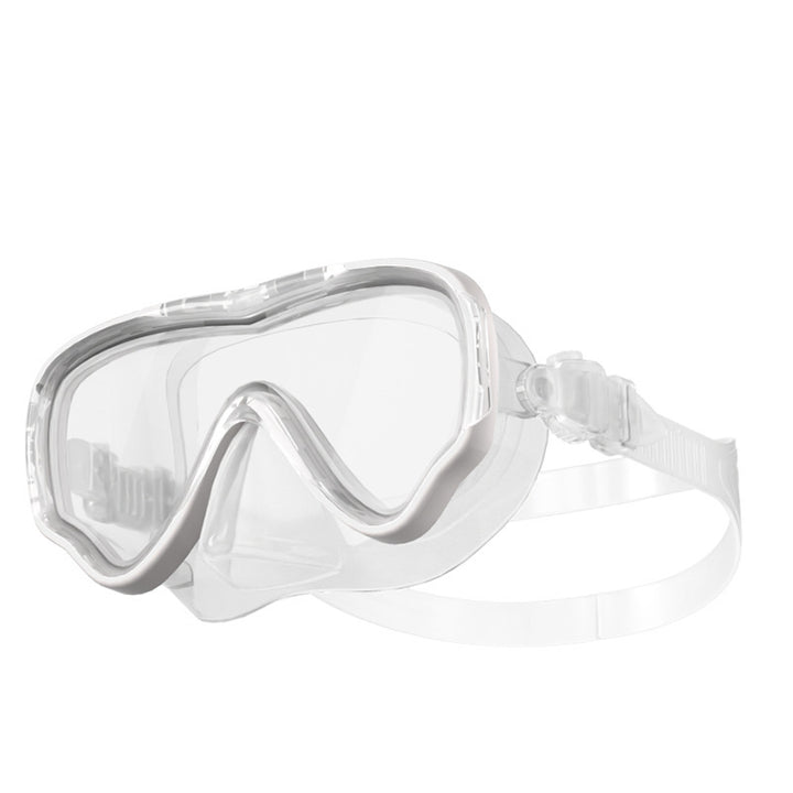 Diving mask with anti-fog technology and wide field of vision Bowlift
