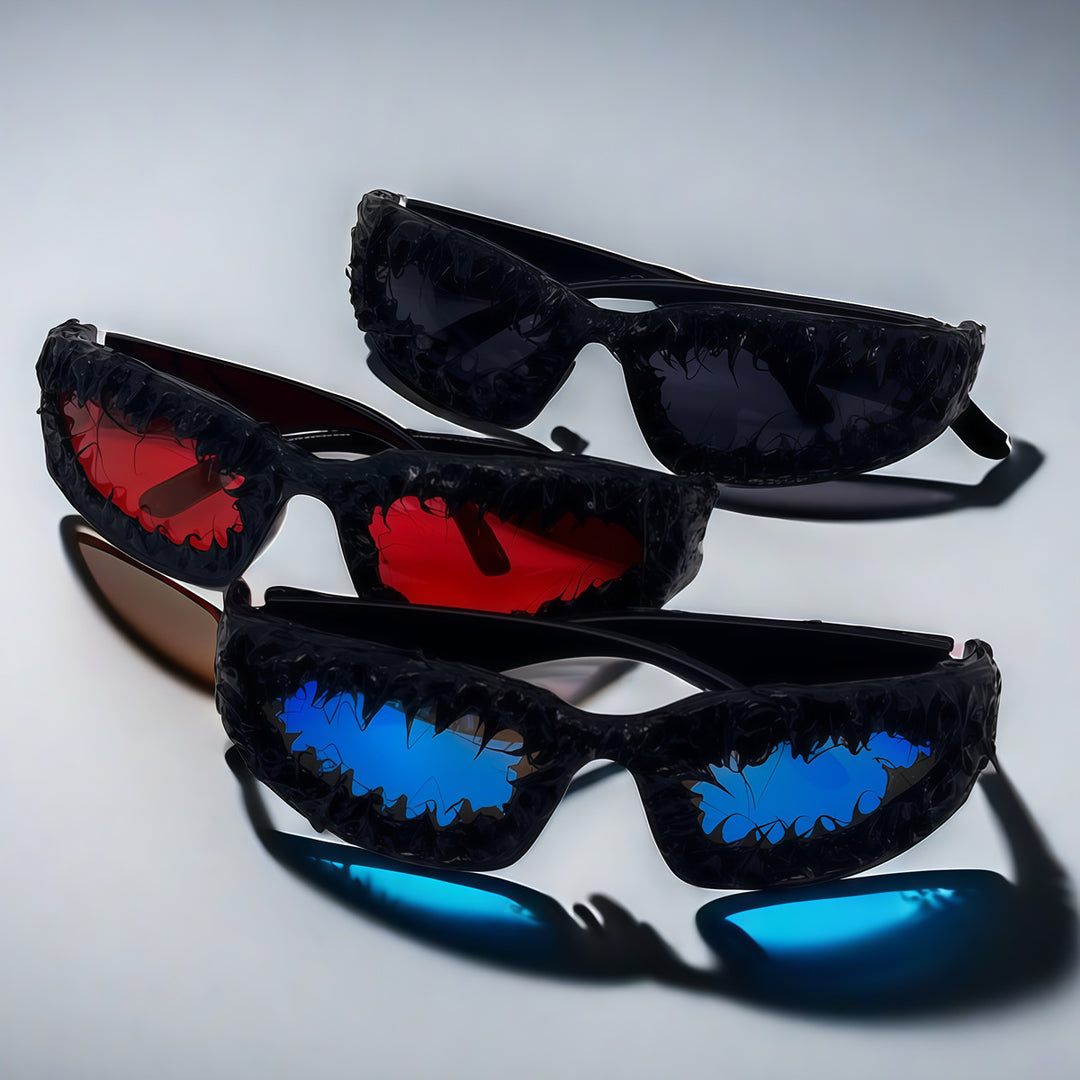Ladies unique sports sunglasses in futuristic design Bowlift