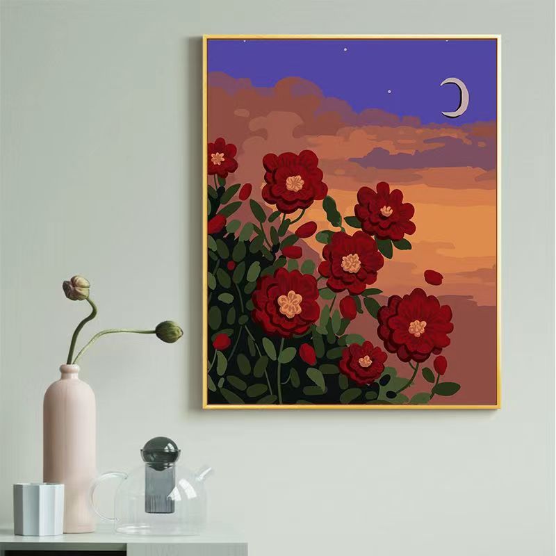 Sunflower-Themed Canvas Art Print Bowlift