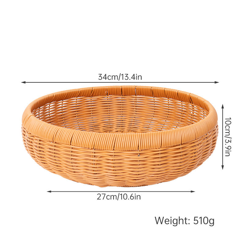 Artisan Woven Decorative Basket Bowlift