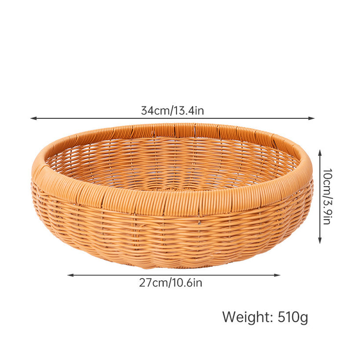 Artisan Woven Decorative Basket Bowlift