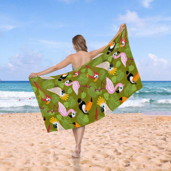 Beach blanket in exclusive mosaic design Bowlift
