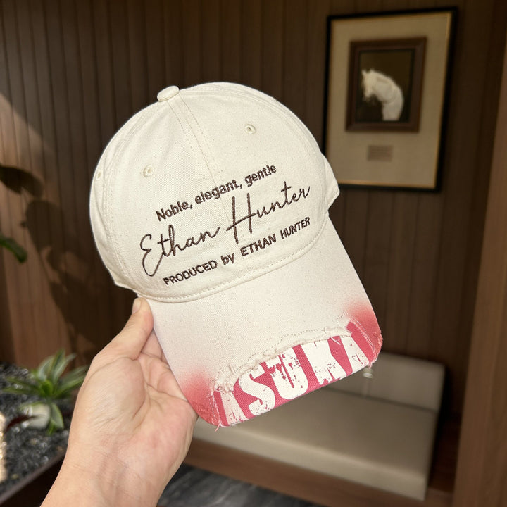 Men's Casual Vintage Embroidered Cap Bowlift