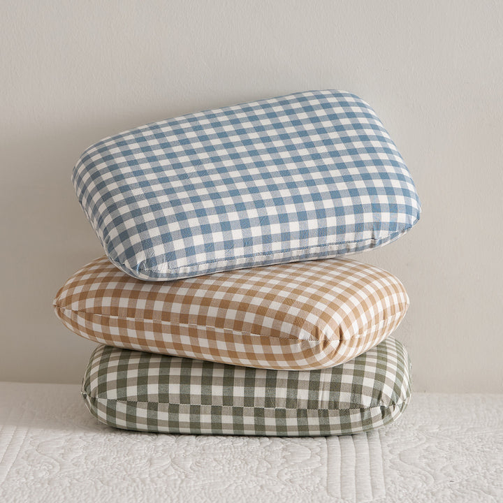 Comfort Pillow with Checked Design Bowlift