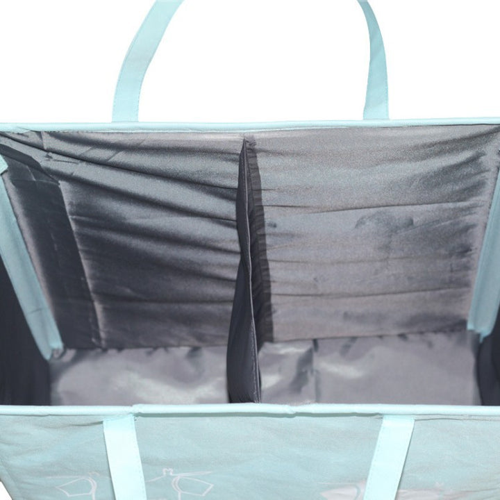Laundry separator basket with handles and compartments Bowlift