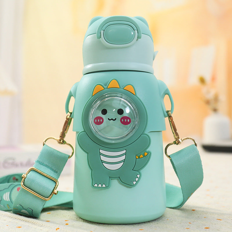 Insulated drinking bottle with cute animal design Bowlift