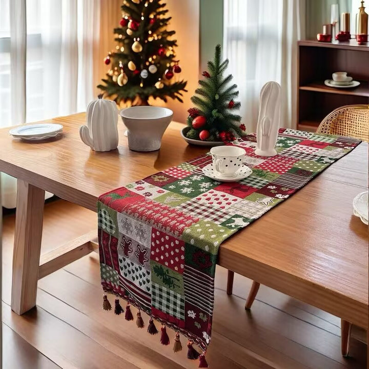 Floral Patterned Tapestry Table Runner