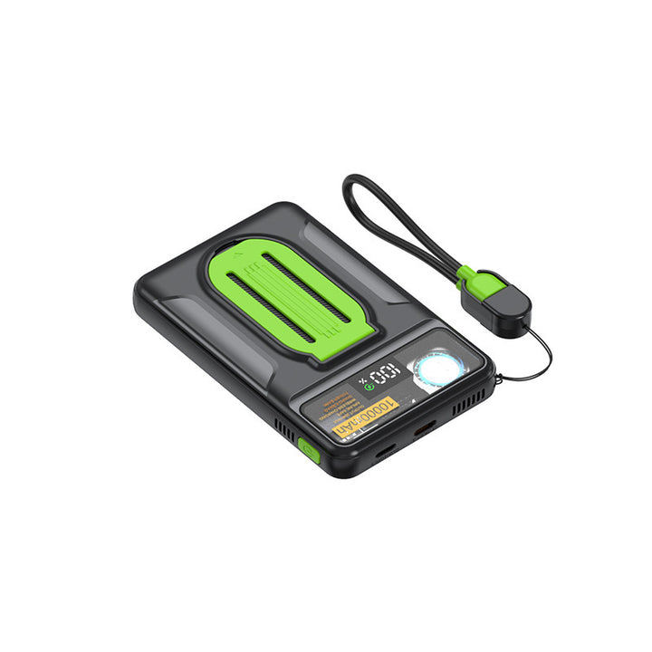 High-performance power bank with smart LED display and multifunctional charging cable Bowlift
