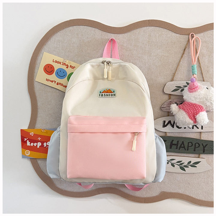 Trendy Color-Blocked Backpack