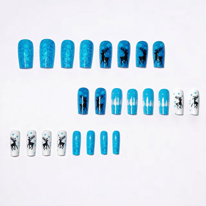 Seasonal Winter-Themed Nail Art Bowlift