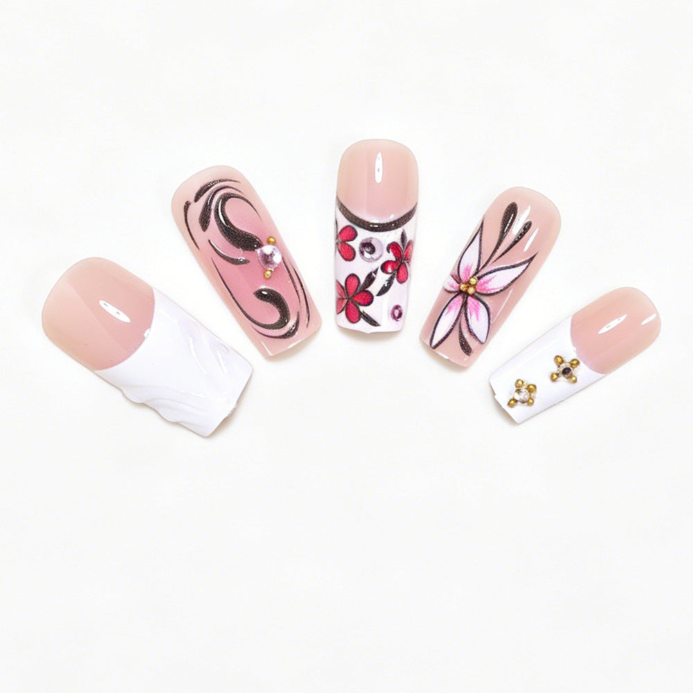 Decorative Floral Nail Art Tips Bowlift 1788858442