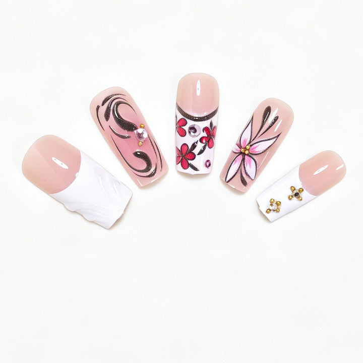 Decorative Floral Nail Art Tips Bowlift 1788858442