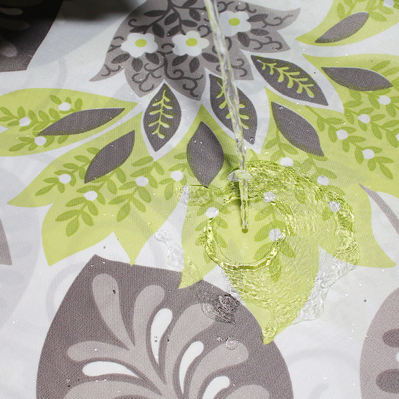 Women's Elegant Floral Shower Curtain Bowlift
