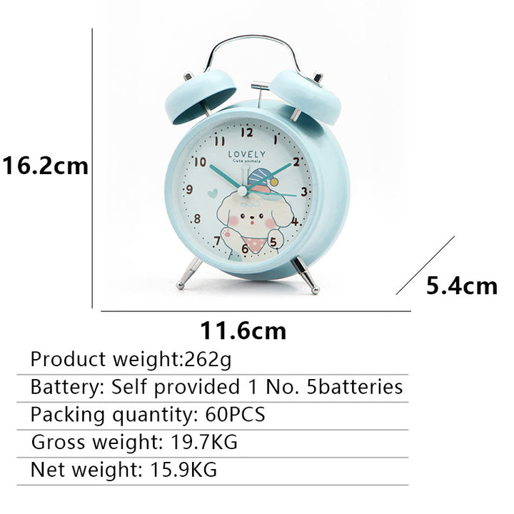 Child-friendly alarm clock with cute animal design Bowlift